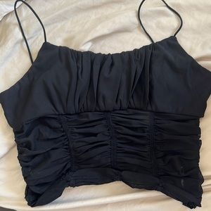 Princess polly crop top -mesh